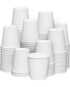 White, Paper, Cups, 100ml, Pack of 5000