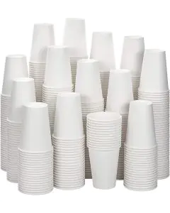 White, Paper, Cups, 150ml, Pack of 5000