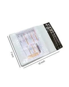 51microns, POD, Flap Seal, Courier, Bags, 7in x 10in, Pack of 100