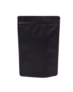 Black, Stand-up, Zip Lock, Pouches, 6in x 9in, Pack of 500