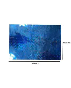 Blue, 20microns, Holographic, Gift Wrapping, Sheets, 20in x 28in, Pack of 50