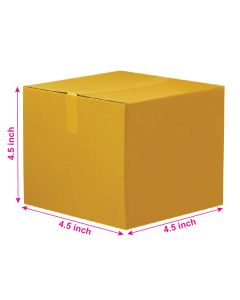 Brown, 03ply, Universal, Corrugated, Multipurpose, Boxes, 4.5in x 4.5in x 4.5in, Pack of 500