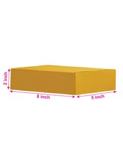 Brown, 03ply, Universal, Corrugated, Multipurpose, Boxes, 8in x 5in x 2in, Pack of 500