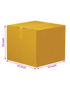 Brown, 05ply, Universal, Corrugated, Multipurpose, Boxes, 12in x 12in x 12in, Pack of 500