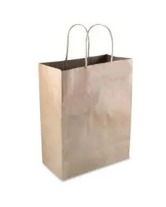 Brown, Shopping, Bags, 13.5in x 9.75in x 4in, Pack of 50