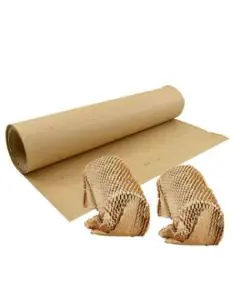 80GSM Brown Honeycomb Paper Rolls, 12in x 50m