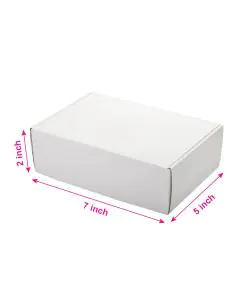 White plain Soap Monocarton Box 7in x 5in x 2in, Pack of 500