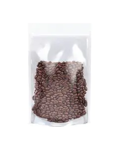 Transparent Stand-up Pouches with Zipper, 5in x 8in