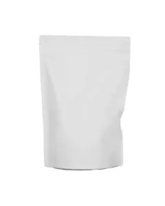 White, Stand-up, Zip Lock, Pouches, 4in x 7in, Pack of 500
