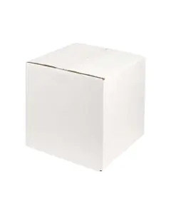White, 03 Ply, Corrugated Universal Box, 8in x 8in x 4in, Pack of 50
