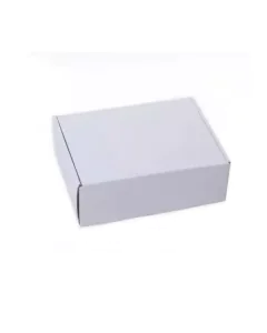 White, 03 Ply, Corrugated Flat Box 9in x 6in x 3in, Pack of 50