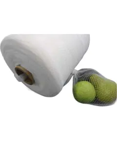 White, 18in, Hard Net, For Fruits & Vegetables, Rolls, 300mm x 1000m, Pack of 1