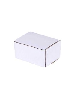Unprinted, White, 03ply, Reverse Tuck In, Corrugated, Multipurpose, Boxes, 7in x 3in x 2in, Pack of 500