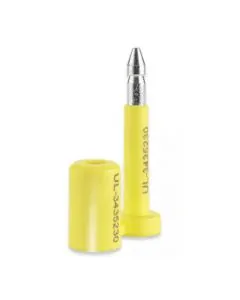 Yellow, One Time Lock, High Security, Container, Seals, 72mm x 7mm, Pack of 100