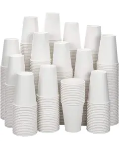 White, Paper, Cups, 150ml, Pack of 5000