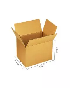 Brown, 03ply, Universal, Corrugated, Multipurpose, Boxes, 6in x 6in x 5in, Pack of 500