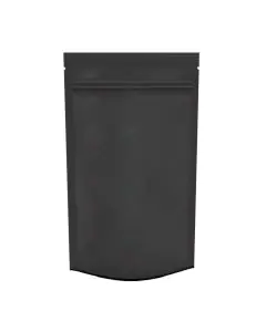 Black Stand-up, Zip Lock, Pouches, 3.5in x 6in, Pack of 100