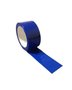 Unprinted, Blue, 42microns, Round, Self adhesive, Tapes, 48mm x 65m, Pack of 12