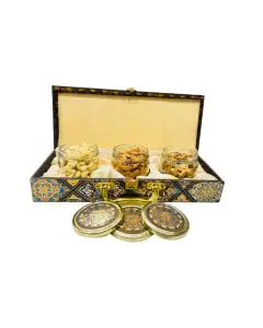 Printed Trunk Box with Handle, 15in x 6in x 3in, Pack of 10