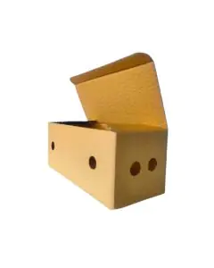 Brown, 03ply, Tuck-in, Corrugated, Fruit, Boxes, 10in x 4in x 4in, Pack of 500