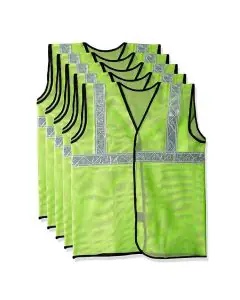 Green, EN-471, Reflective, Jackets, Free Size, Pack of 10