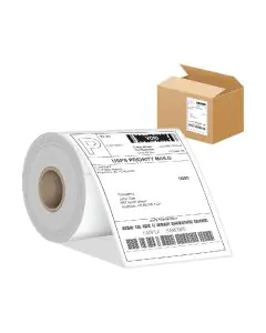 500, Direct Thermal, Labels, Stickers, 4in x 3in, Pack of 5