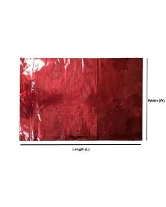 Red, 20microns, Holographic, Gift Wrapping, Sheets, 20in x 28in, Pack of 50