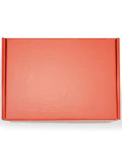 Red, 03 Ply, Corrugated Laminated Festive Box, 8in x 5in x 1.5in, Pack of 50