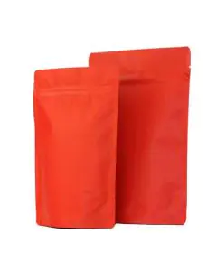 Red, Stand-up, Zip Lock, Pouches, 3.5in x 6in, Pack of 500