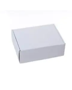 White, 03ply, Flat, Corrugated, Boxes, 23cm x 18cm x 17cm, Pack of 50