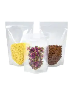 Transparent, Stand-up, Zip Lock, Pouches, 9in x 13in, Pack of 100