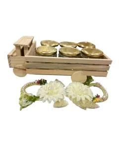 Wooden Truck Style Handmade Gift Trays 16 x 9 x 5.5in , Pack of 10