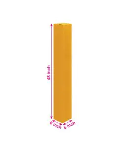 Unprinted, Brown, 03ply, Long, Corrugated, Boxes, 6in x 6in x 48in, Pack of 500