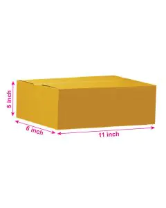 Unprinted, Brown, 03ply, Universal, Corrugated, Multipurpose, Boxes, 11in x 6in x 5in, Pack of 500