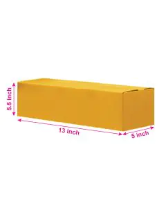 Unprinted, Brown, 03ply, Universal, Corrugated, Multipurpose, Boxes, 13in x 5in x 5.5in, Pack of 500