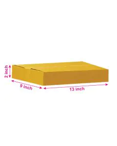 Unprinted, Brown, 03ply, Universal, Corrugated, Multipurpose, Boxes, 13in x 9in x 2in, Pack of 500