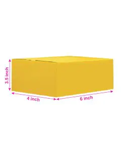 Unprinted, Brown, 03ply, Universal, Corrugated, Multipurpose, Boxes, 6in x 4in x 3.5in, Pack of 500