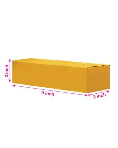 Unprinted, Brown, 03ply, Universal, Corrugated, Multipurpose, Boxes, 9in x 3in x 3in, Pack of 500