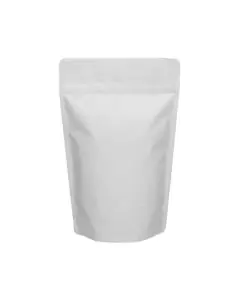 White, Stand-up, Zip Lock, Pouches, 3.5in x 6in, Pack of 500