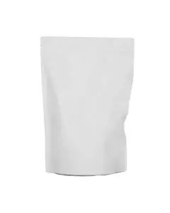 White, Stand-up, Zip Lock, Pouches, 6in x 9in, Pack of 500