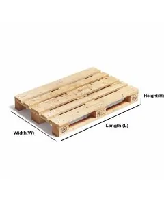 Four Way, Wooden, Industrial, Pallets, 1000mm x 1000mm x 130mm, Pack of 1