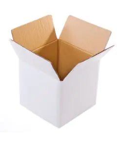 Unprinted, White, 05ply, Cube, Corrugated, Multipurpose, Boxes, 12in x 12in x 12in, Pack of 500