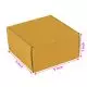 Brown, 03ply, Flat, Corrugated, Multipurpose, Boxes, 5in x 5in x 3in, Pack of 100