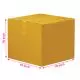 Unprinted, Brown, 07ply, Cube, Corrugated, Multipurpose, Boxes, 16in x 16in x 16in, Pack of 100