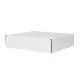 White, 03 Ply, Corrugated Flat Box, 6in x 6in x 2in, Pack of 50